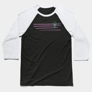 90s Minimal Sunset Baseball T-Shirt
